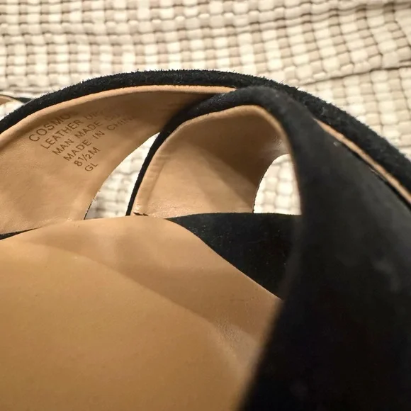 Aerosoles Cosmos Black Women's Platform Sandals - Picture 6 of 8